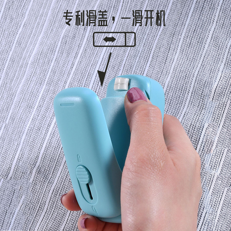 Mini máquina de sellado portátil máquina de sellado doméstica mini presión de la mano tapa deslizante DISPOSITIVO DE SELLADO de succión magnética clip de sellado