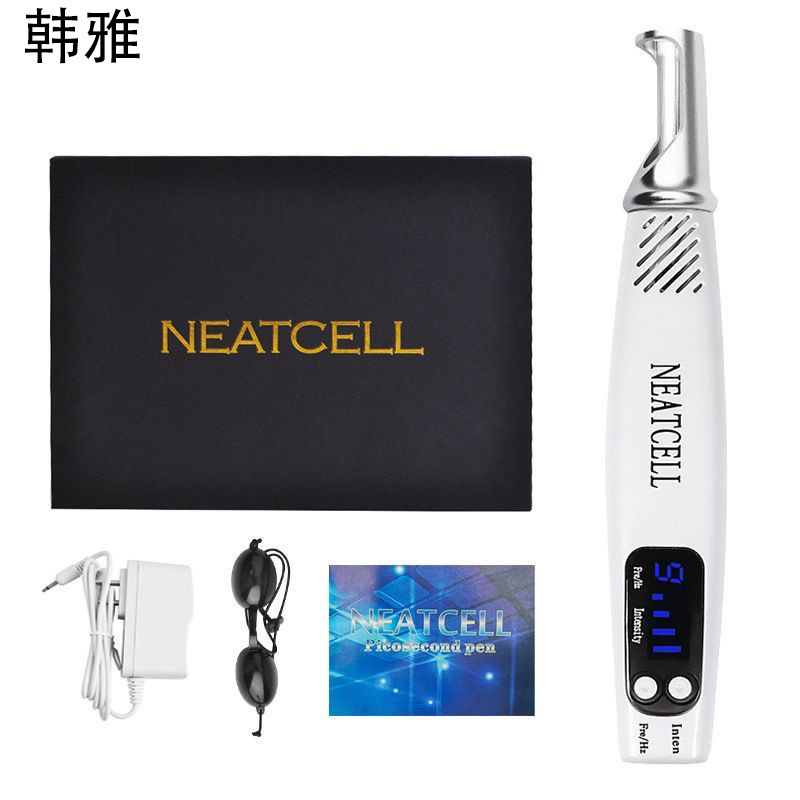 国境を越えたレーザーピコ秒ペンであざを掃くペン携帯型美容斑除去器充電手持ちあざペン器|undefined