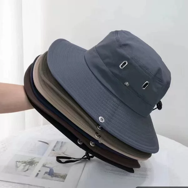 Sun Protection Hat for Men, Waterproof, Quick-Drying, Summer Fisherman Hat, Outdoor Mountaineering Fishing Hat, Anti-Uv Sun Hat, Cross-Border