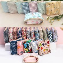 口红零钱化妆包卫生巾收纳包姨妈巾口罩驾驶证少女心小布包