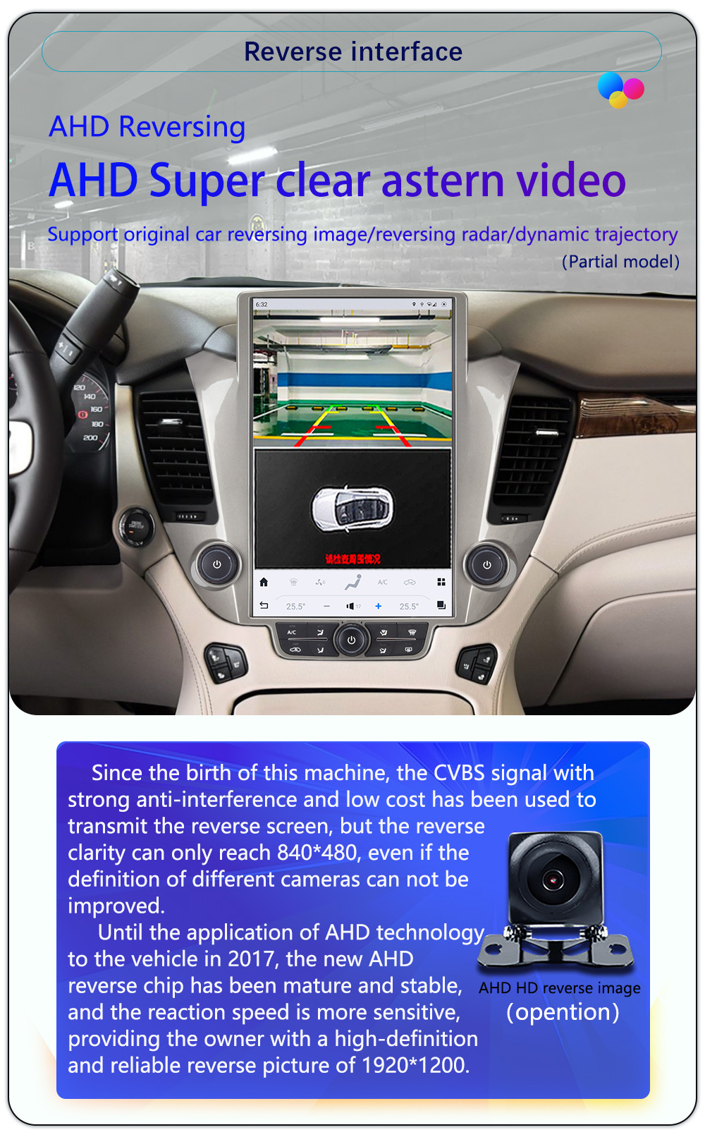 Suitable for 14.5inch Chevrolet Tahoe/Suburban Android Large Vertical Screen Carplay Car Navigation