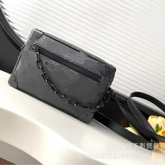 Donkey Family High Edition ソフトトランク ミニハンドバッグ クラシック カメラボックスバッグ プリント エンボスバッグ ショルダーバッグ