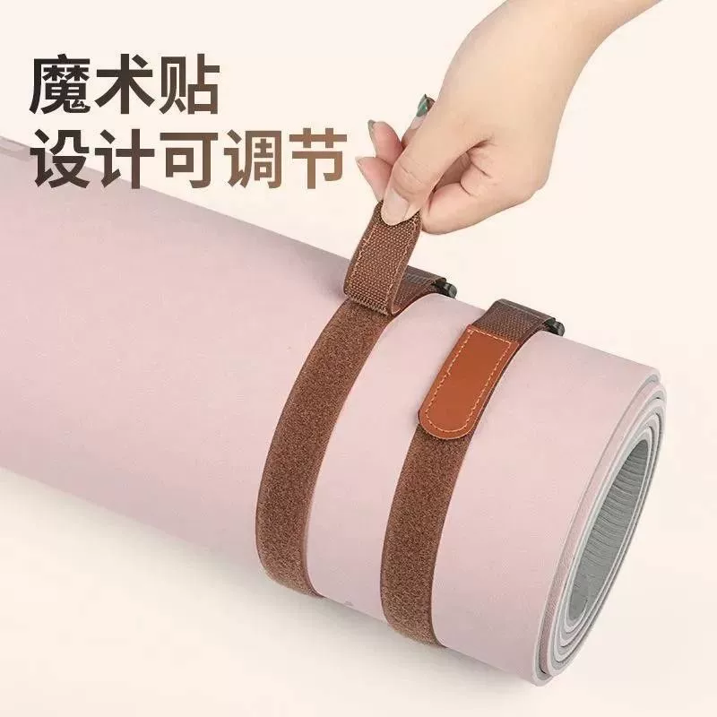 Ремешок для крепления коврика для йоги, портативный эластичный крепежный ремень на липучке, удобный крючок для хранения, застежка на липучке