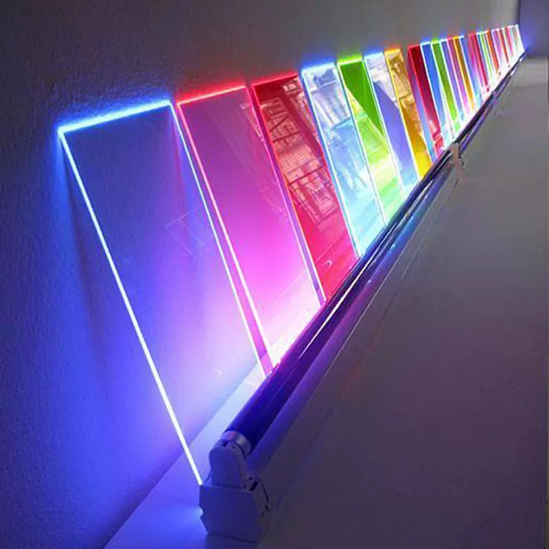 LED高透明纳米导光板适用于酒吧KTV幻彩灯带图案文字扫描