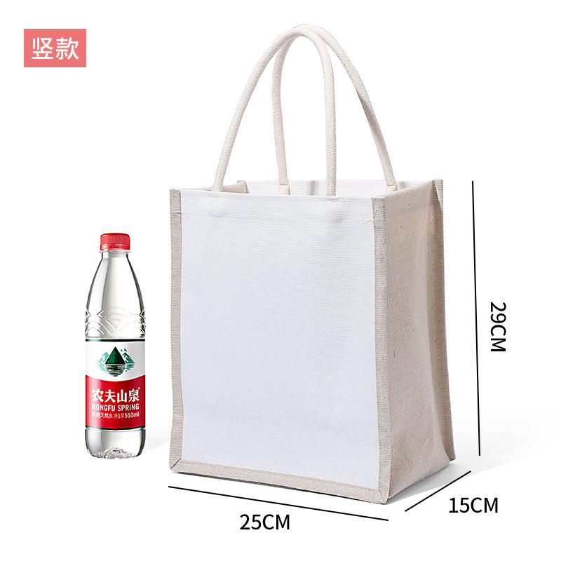 絵画キャンバスバッグシンプルな空白のキャンバスバッグ工場卸売ポータブル diy 手描きスポット大容量|undefined