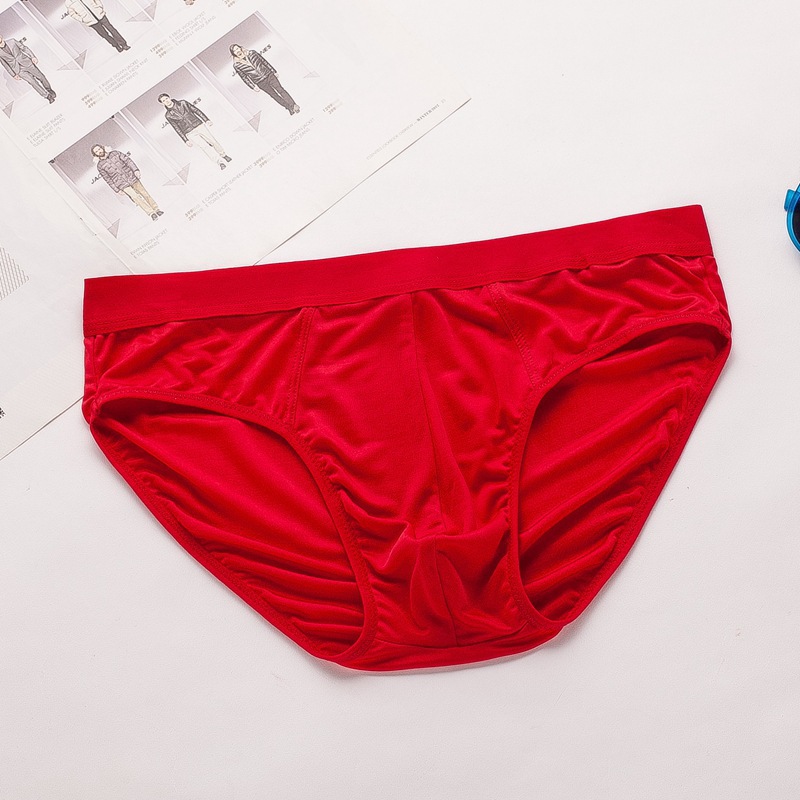 미드라이즈 남성용 브리프 레드