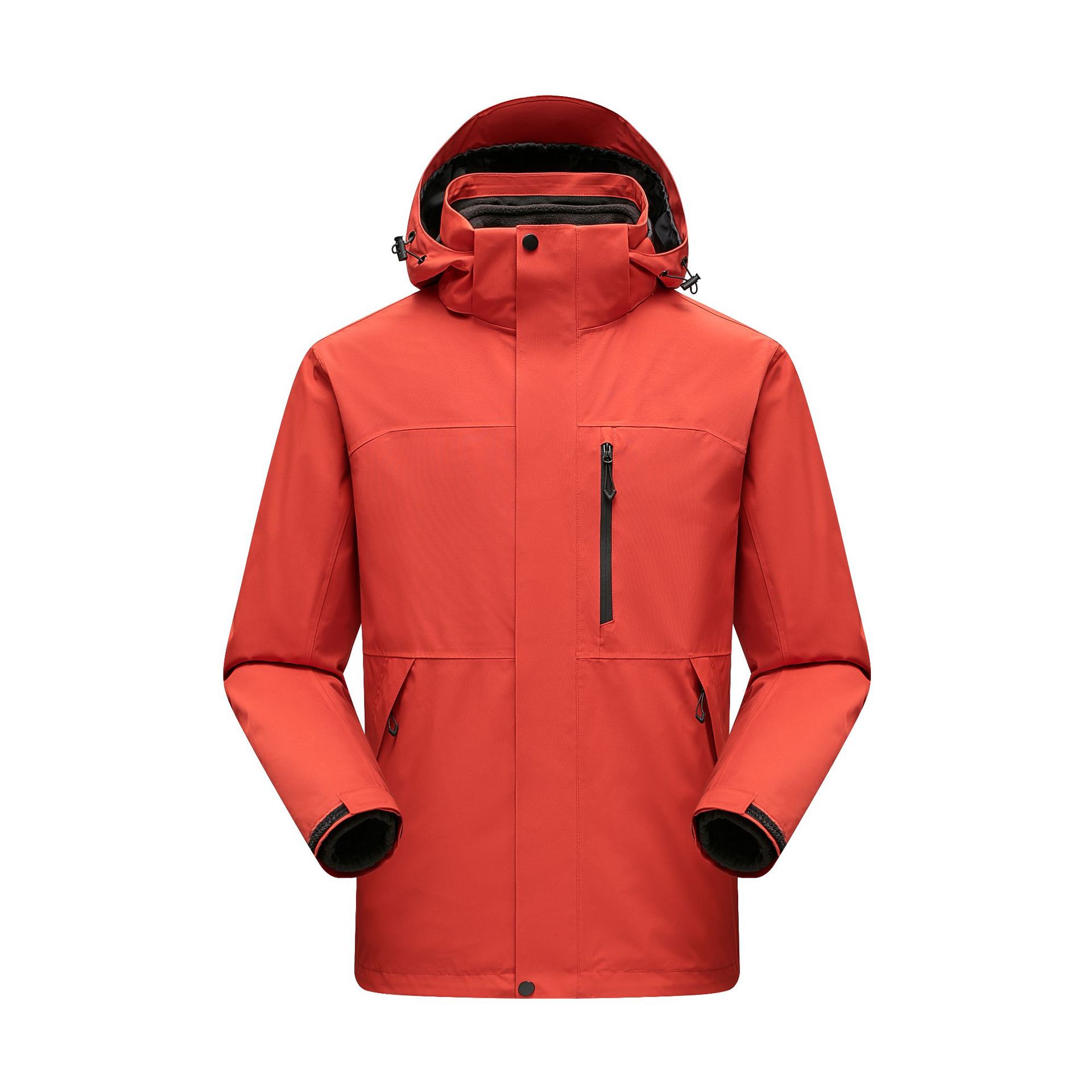 Bird 's House al aire libre tres en uno hombre tecnología tela a prueba de viento frío verdadero chaqueta impermeable a prueba de lluvia para hombres