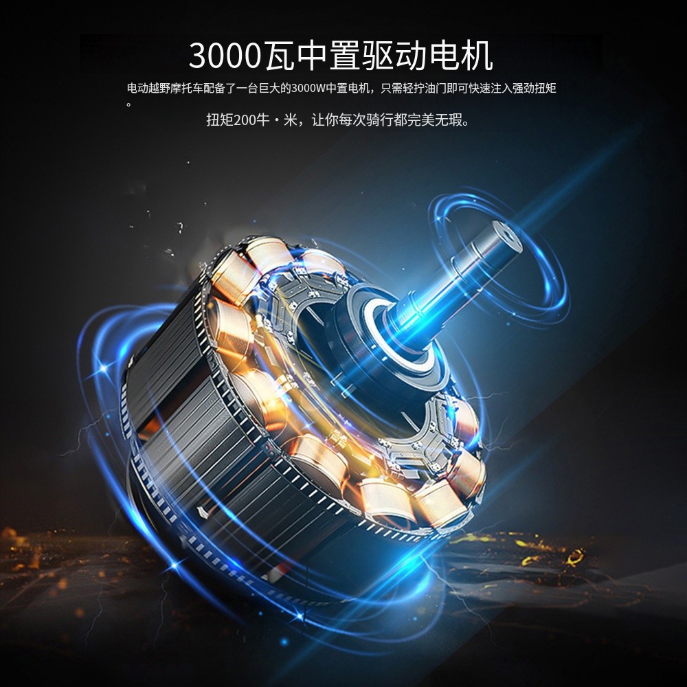 Cross-Border Youth Off-Road Electric Motorcycle Outdoor Riding Electric Motorcycle Small Adult High-Speed Off-Road Motorcycle