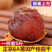 甄选 新货福建莆田桂圆干整箱5斤肉厚核小薄皮干桂圆肉龙眼干泡水