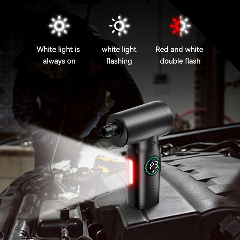 Car-mounted dust blower, household cleaning wireless portable vacuum cleaner, multifunctional blower and vacuum cleaner, air pump with vacuum function