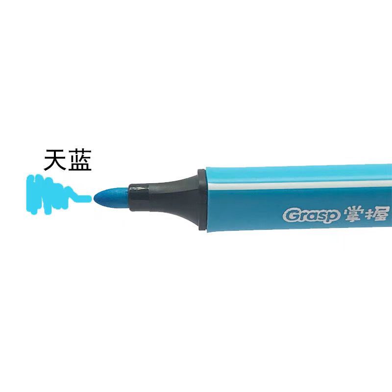正品の単色のばら売りの三角棒の水彩ペンの大容量の黒色の黄色の大きい赤の緑のピンクの紫色の青い茶色を掌握します。|undefined