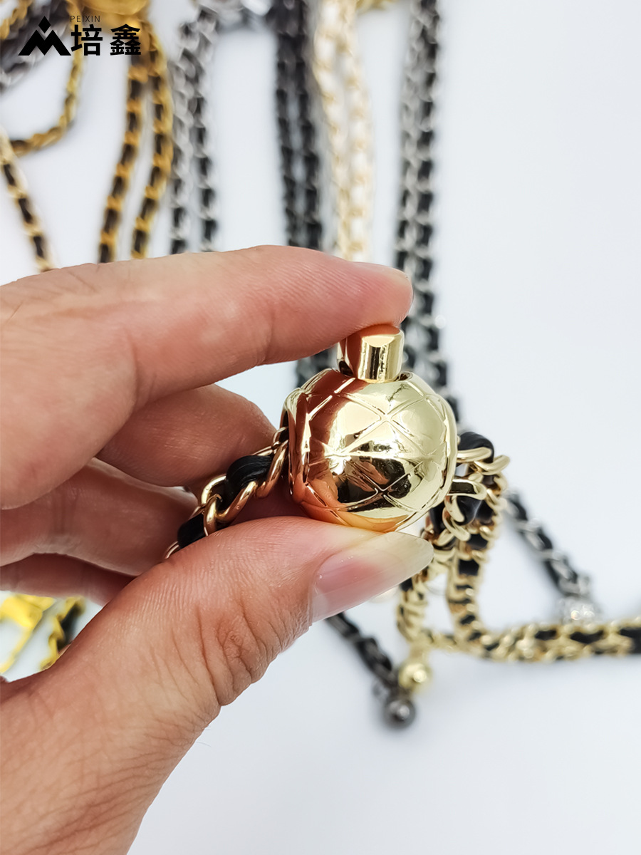 Cadena de Correa para Bolso de Metal y Cuero PU Ajustable