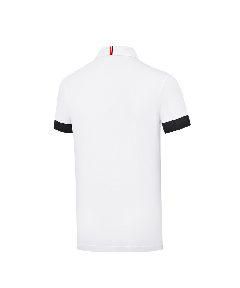 Áo polo golf tay ngắn trẻ em PGM thiết kế ghép màu — YF591-màu hồng, YF591-màu trắng, YF591-màu xanh nước biển chi tiết 12