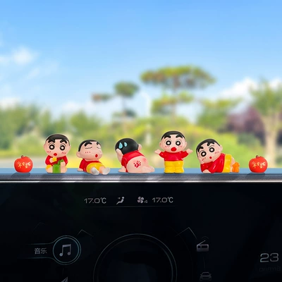 Car ornaments Ornaments Electric Car Interior - multiple-options-available-see-details-page-cute-3d-trendy-toys-5-styles-peace-and-joy-free-traceless-stickers