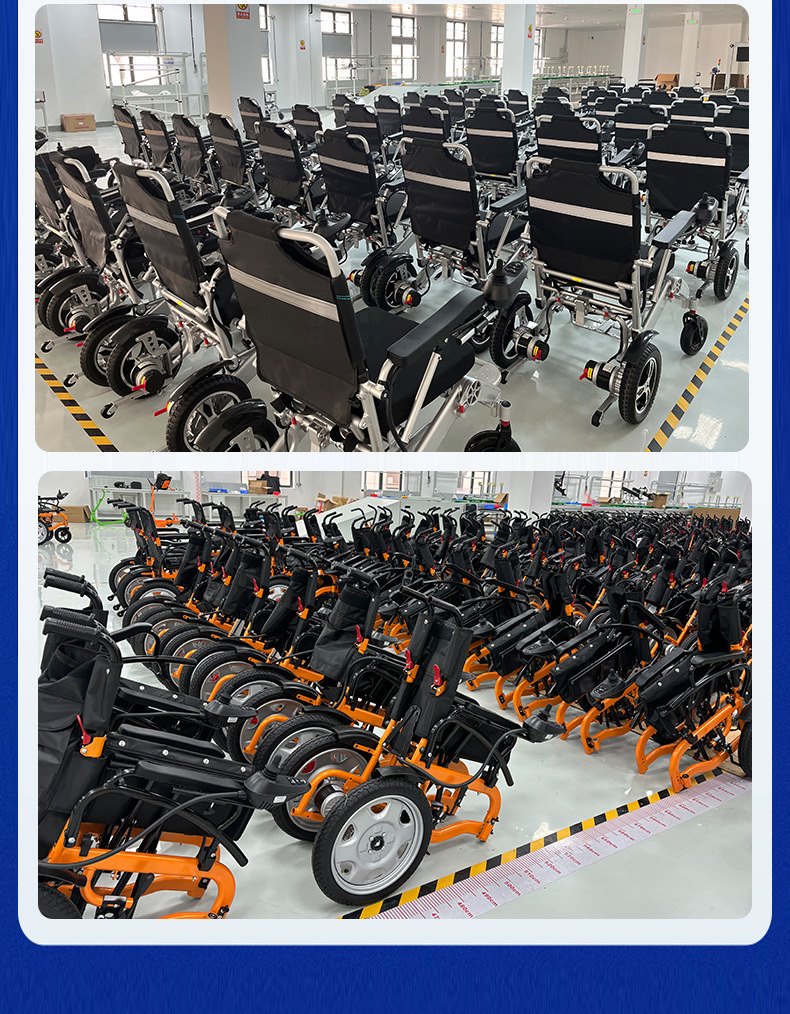 Electric Wheelchair Foldable for the Elderly and Disabled, Fully Automatic Smart Push Wheelchair, Large Wheel Mobility Scooter