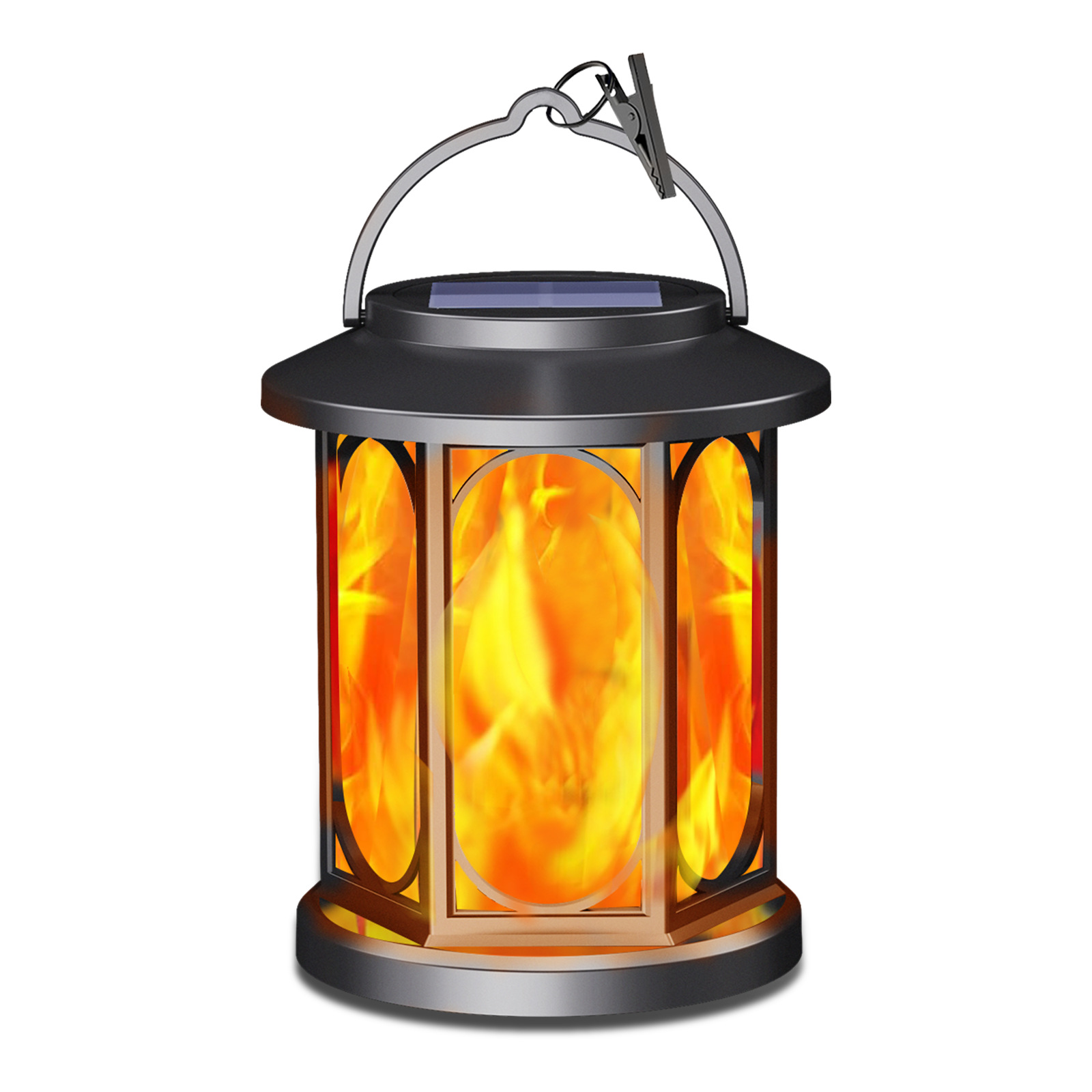 Neu Solar Outdoor Nacht Garten Anhänger Flamme Landschaft Beleuchtung Straße Rasen Licht_voghion.com