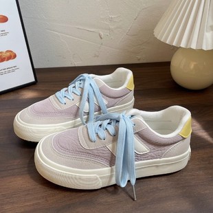 Niche Original Board Shoes Women's 2025 Spring and Summer New American Style All-match Casual Women's Shoes Ins Round-toe Platform Canvas Shoes