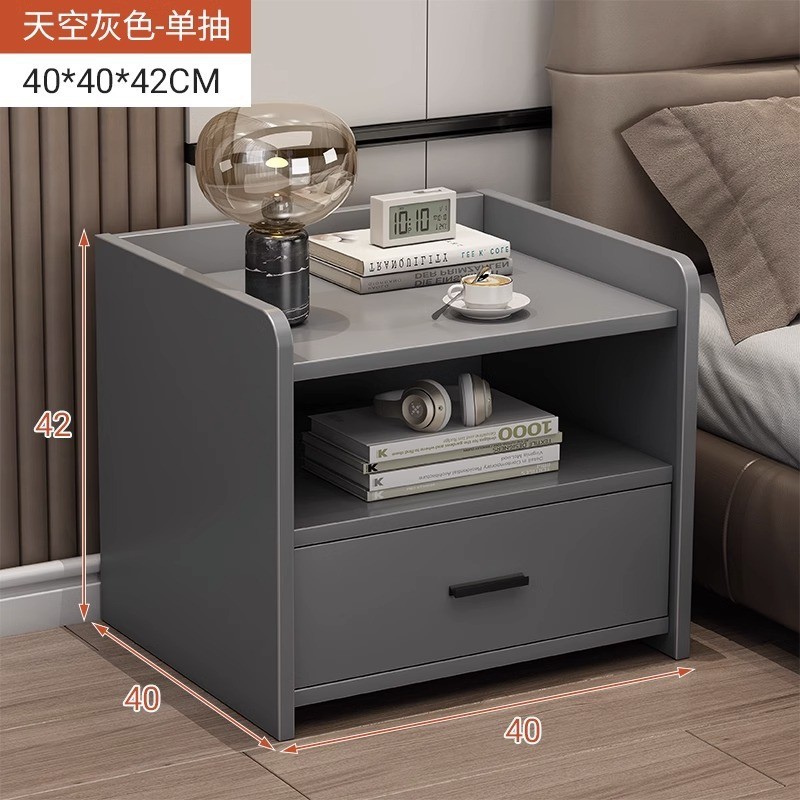 Mesita de noche dormitorio simple moderno pequeño Gabinete simple pequeña mesita de noche gabinete de almacenamiento Internet celebridad almacenamiento del hogar mesita de noche