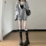 春秋季新款2025灰色毛衣