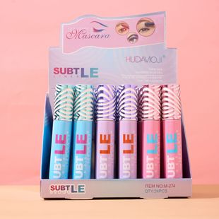 HUDAMOJI color mascara waterproof non-blooming thick curly stage explosions make-up cross-border foreign trade wholesale
