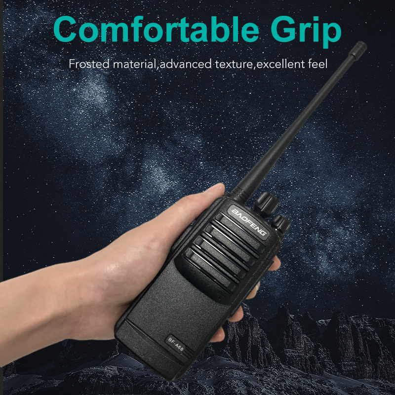 Baofeng walkie-talkie BF-A68 portátil de alta potencia baofeng Hotel seguridad intercomunicador civil baofeng fabricante