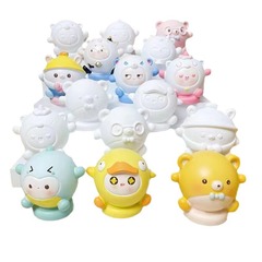 立体型の卵の子のシリーズの石膏の子供の白胚の卸売りの子供の手の絵画の彩色のおもちゃの夜市は露店を出します。
