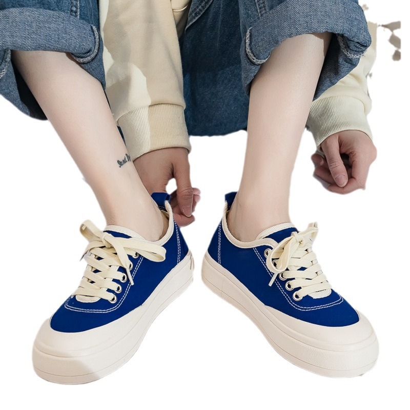 Ddoo Big Sale Girls Canvas Shoes Women's 2024 New Spring Thin Easiest for Match Sneakers Cloth Shoes 66-699