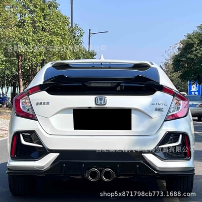 Suitable for 2016-2021 Hatchback: Fixed wind wing