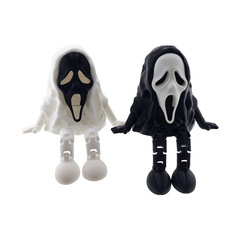Cross-border 3D printed screaming ghost articulated Halloween figure toy for children, perfect for stall displays