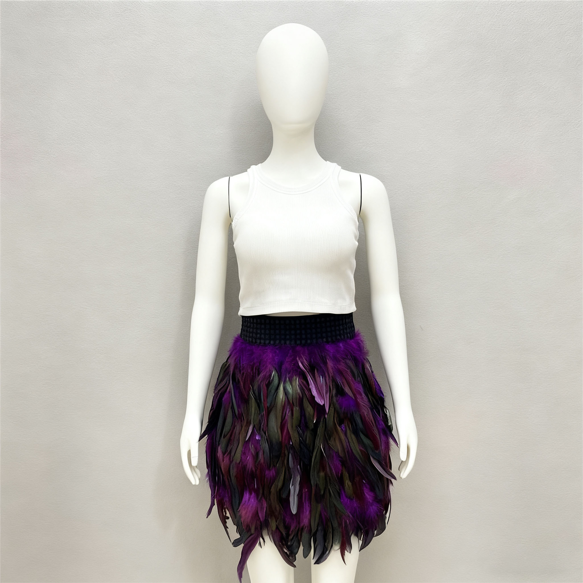 Amazon comercio exterior Europa y América plumas falda corta ropa deportiva femenina lucha libre mano cos uniforme vestido vestido vestido vestido TK