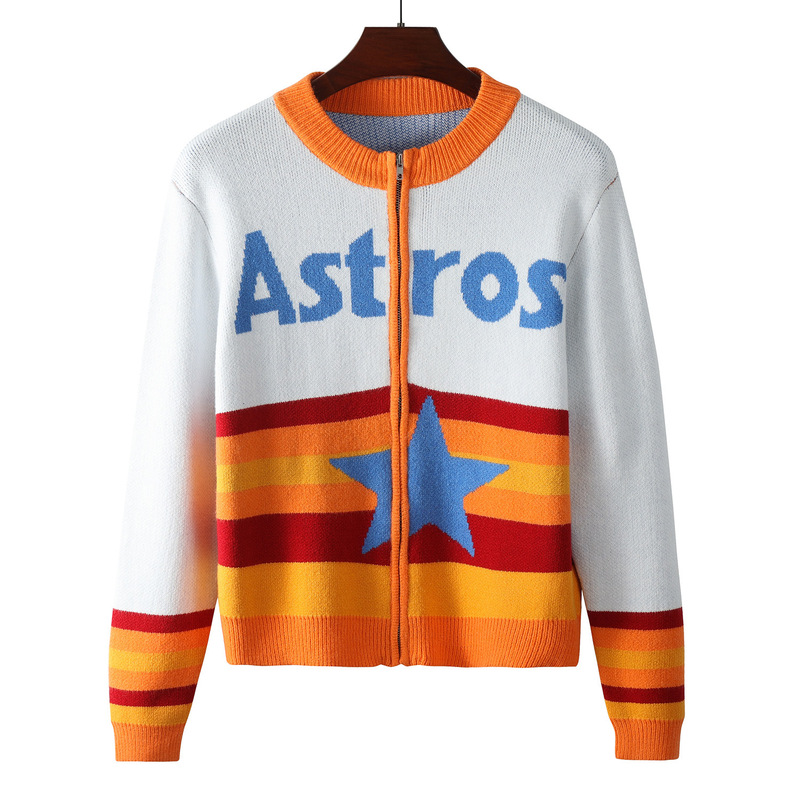 Quality In-Stock Products 2026 Autumn New Football Team Jerseys Knitted Shirts Lettered Star Jerseys Knitted Team Uniforms
