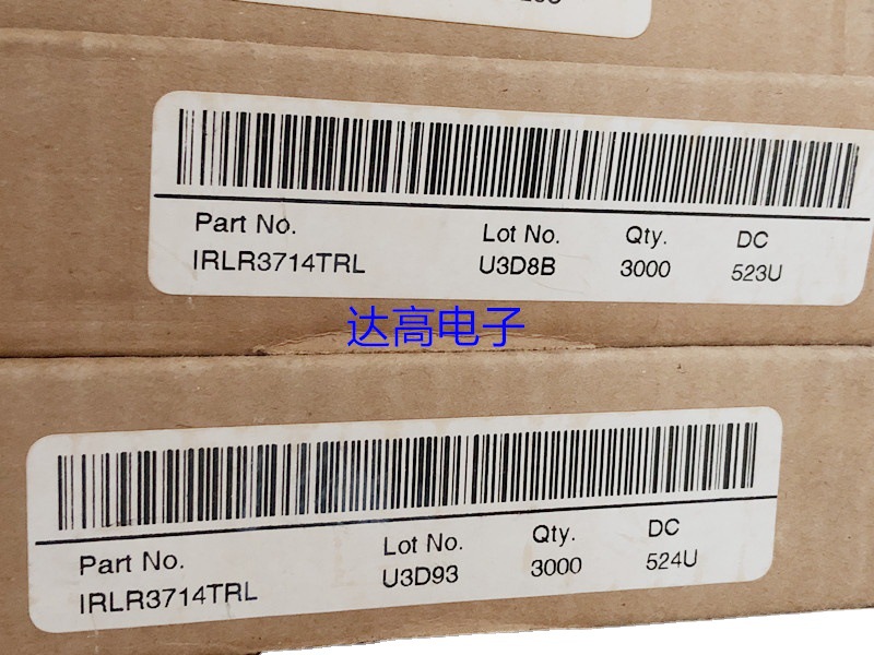 IRLR3714TRL IRLR3714 LR3714 欢迎咨询 库存实货  货源优势
