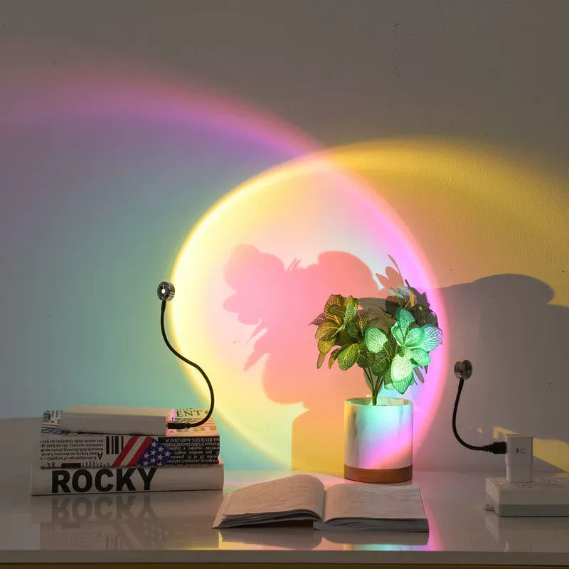 Atmospheric LED table lamp for bedroom, night light, internet celebrity
