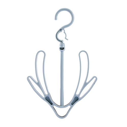 Creative anti-wind dual-hook shoe drying rack, balcony shoe hanger, multifunctional clothes hanger, drying rack, storage