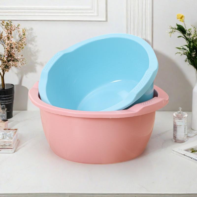 家用脸盆加厚大号塑料和面盆子宝宝洗脸盆学生宿舍收纳洗衣洗脚盆