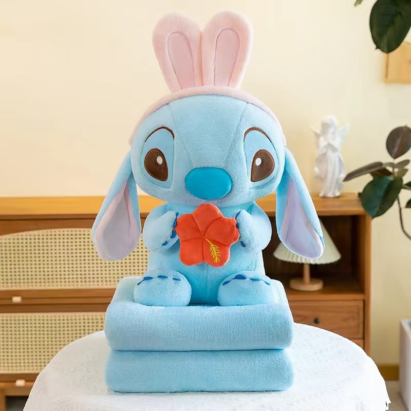 Manta de peluche 2 en 1 – Muñeca y edredón – Ideal para siesta en oficina