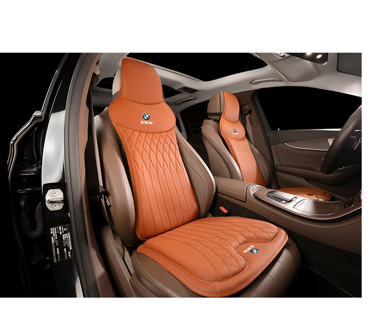 Suitable for Bmw Headrest and Lumbar Support New 3 Series 5 Series 7 Series 1 Series X1X2X3X4X5X6 Car Neck Pillow Cushion Supplies