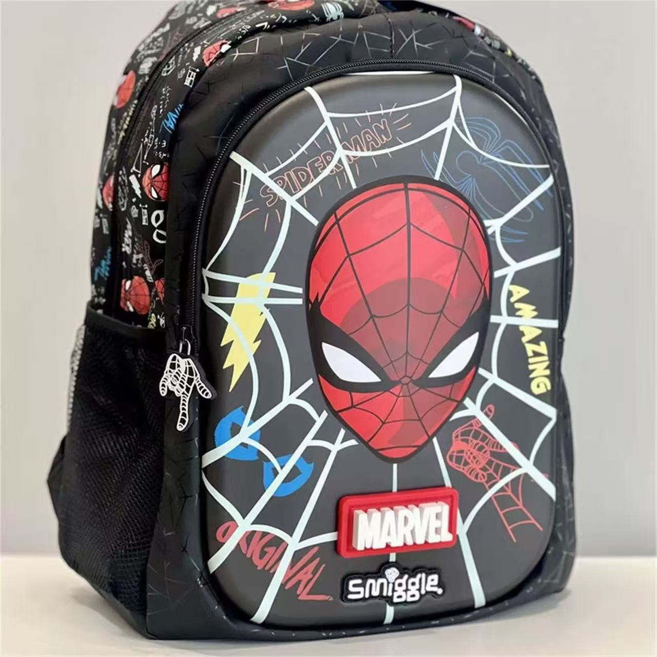 Mochila infantil australiana Smiggle caricatura multifuncional cremallera reductora de compresión mochila de la escuela primaria mochila bolsa ocio