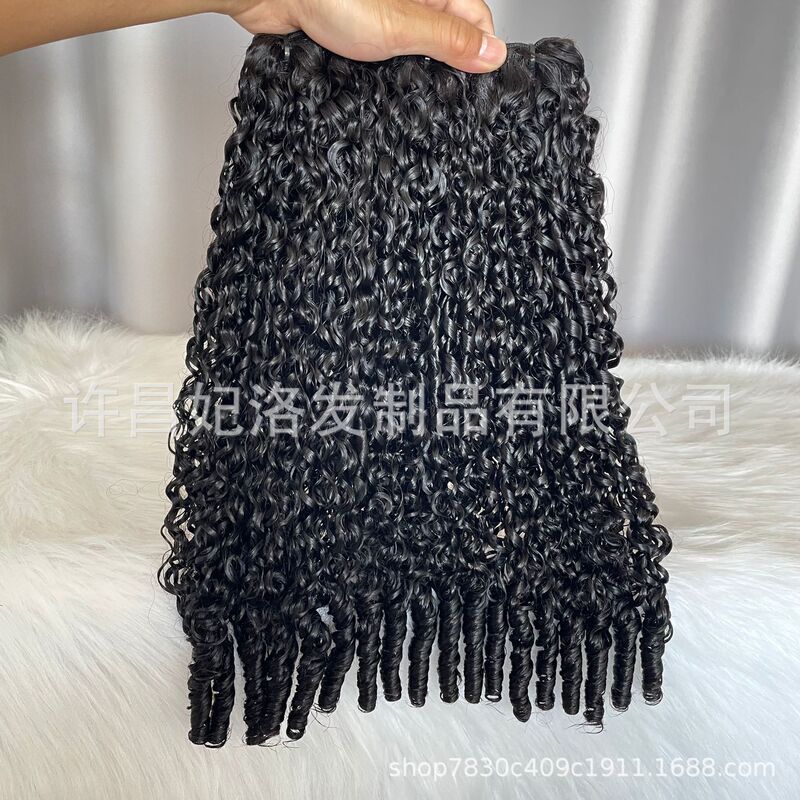 Feiluo Pixie Curly Chinese Hair Sdd Pixie Curly Spiral Ends