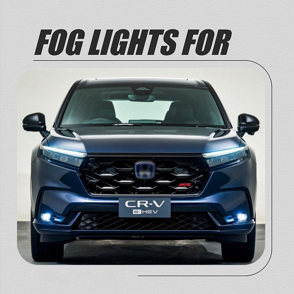 Aplicable a Honda 2023 - 2024 CRV LED conjunto de lámpara de niebla estándar actualización nuevo CRV conjunto de lámpara de niebla