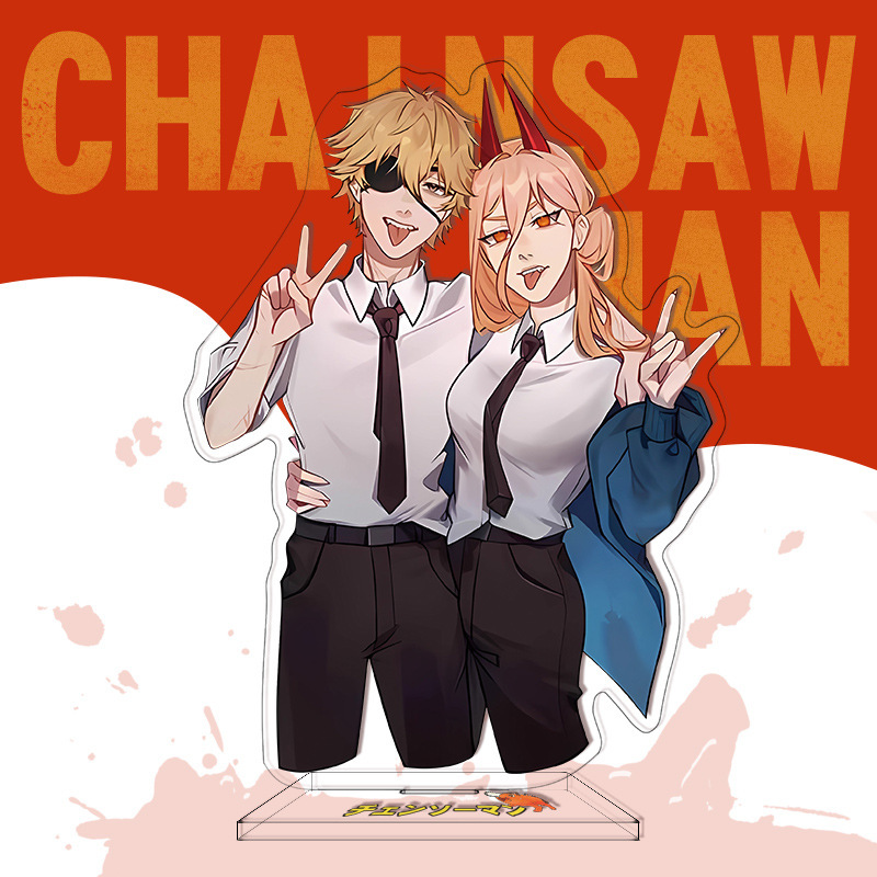 【鴻逸】チェーンソー人アニメアニメ漫画周辺立札16cm電次パワ国境を越えたソースはd制|undefined