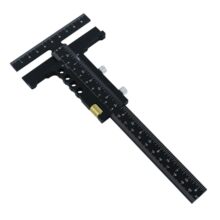 木工划线尺铝合金滑动划线尺用T型直角划线测量标记木工DIY工具