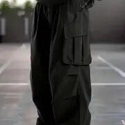 Cross-Border Casual Pants American High Street European Size Loose Cargo Pants Retro Wide-Leg Pants Straight-Leg Big-Foot Pants Jogging Pants Cross-Border Casual Pants American High Street European Size Loose Cargo Pants Retro Wide-Leg Pants Straight-Leg Big-Foot Pants Jogging Pants
