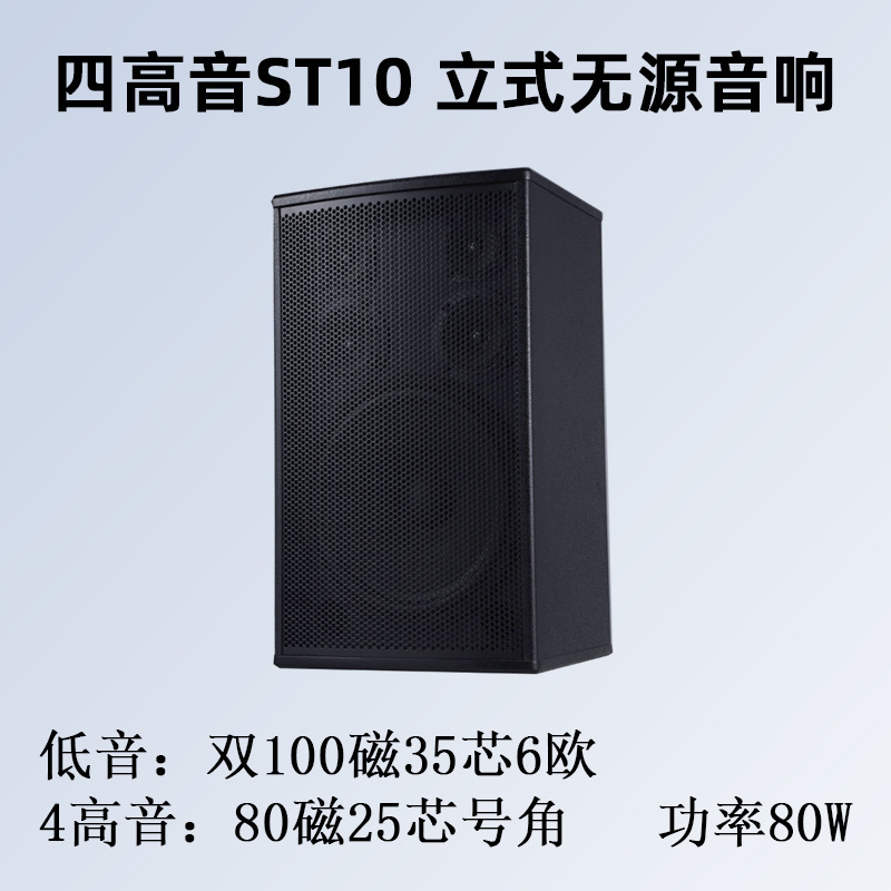 Factory Direct Sales family KTVK song room high-power passive audio 10-inch professional conference room classroom exhibition hall speaker