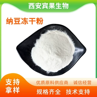 纳豆冻干粉 纳豆提取物纳豆激酶 植物萃取补充剂原料批发 纳豆粉