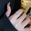 Advanced design ring, universal jewelry, trend of season, on index finger, simple and elegant design, wholesale