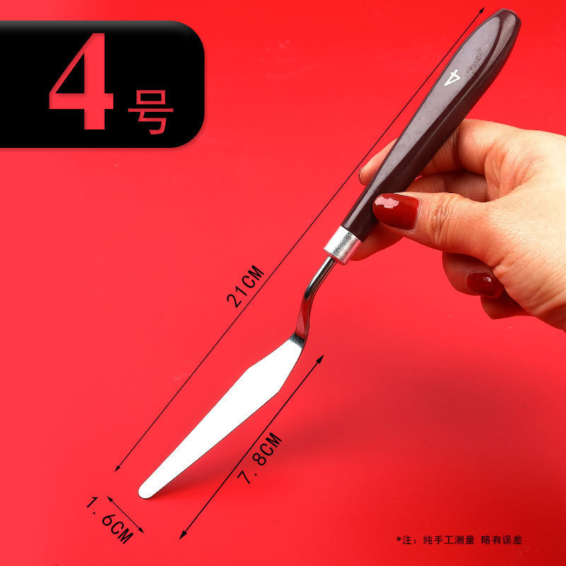 Pintura al óleo de plástico raspador pintura paleta cuchillo arte acrílico gouache pintura raspador