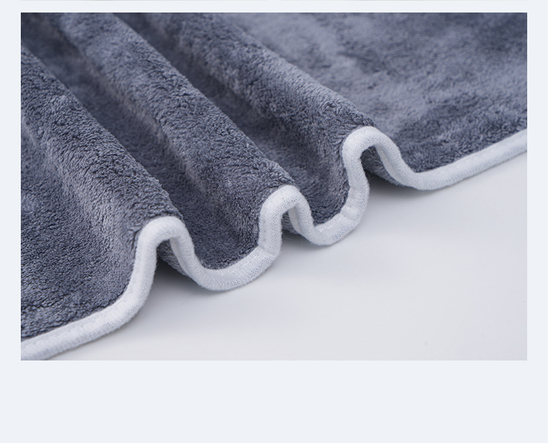 Mercan fleece havlu seti, 6 parça, 50x100 cm