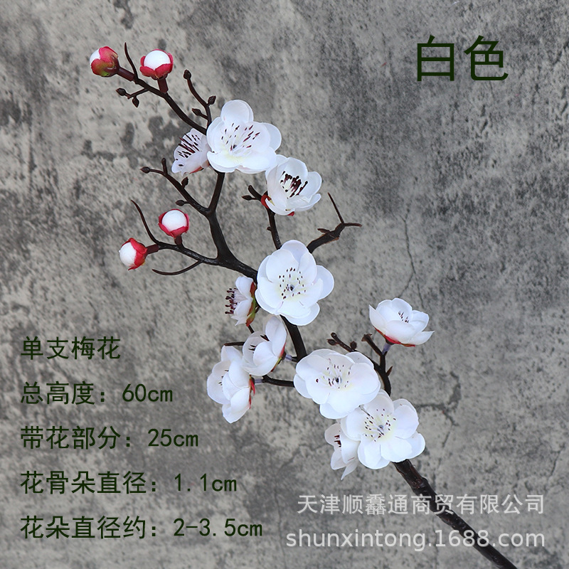 단일 매화 ( 60cm) 흰색