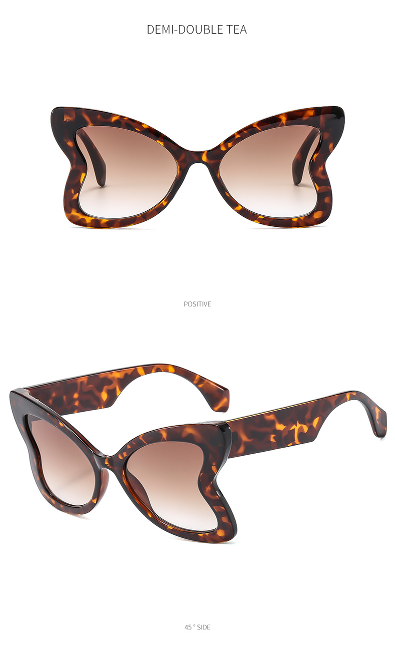 Vlinder zonnebril dames trendy mode street style zonnebril_voghion.com